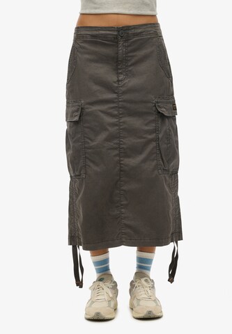 Superdry Rok 'Cargo' in Grijs: voorkant
