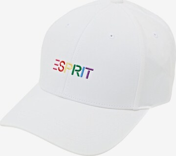 Casquette ESPRIT en blanc : devant