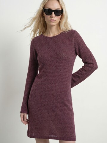 HYPEDROP - Vestido de punto 'HDOlga' en lila: frente
