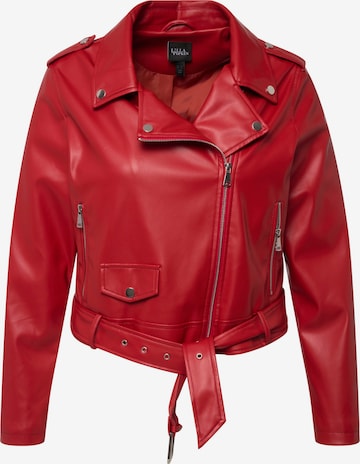 Ulla Popken Between-Season Jacket in Red: front