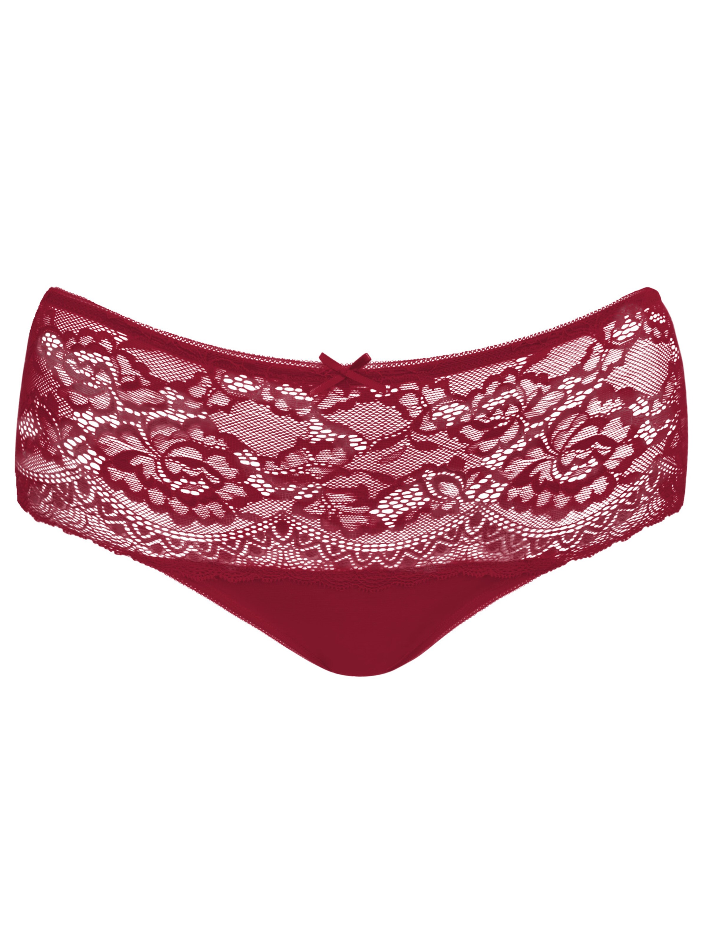 SugarShape Panty 'Lace' in Rot: Vorderseite