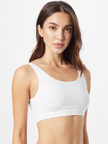 Bustier Soutien-gorge SCHIESSER en blanc : devant