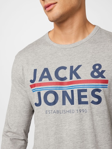 JACK & JONES Skjorte 'Ron' i grå