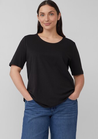 T-shirt s.Oliver en noir : devant