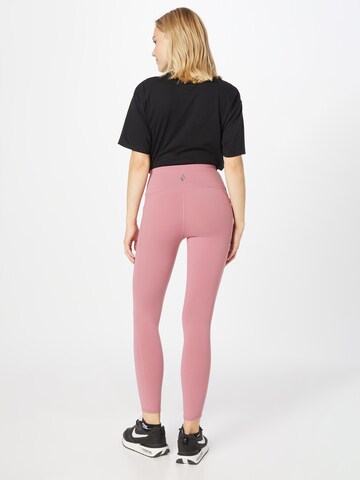 Skinny Pantaloni sportivi di SKECHERS in rosa