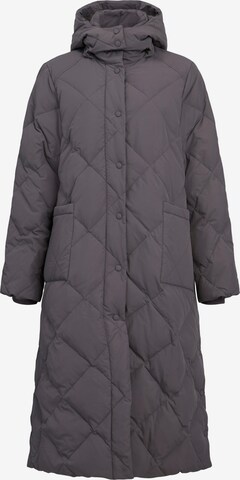 Manteau d’hiver 'ALLY' OBJECT en gris : devant