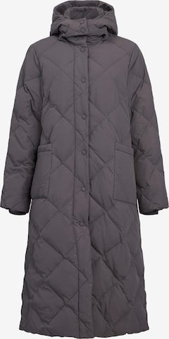 Manteau d’hiver 'ALLY' OBJECT en gris : devant