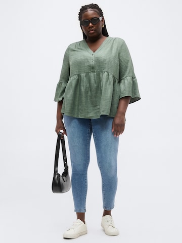 Vero Moda Curve Bluza 'VMCMELONY' | zelena barva