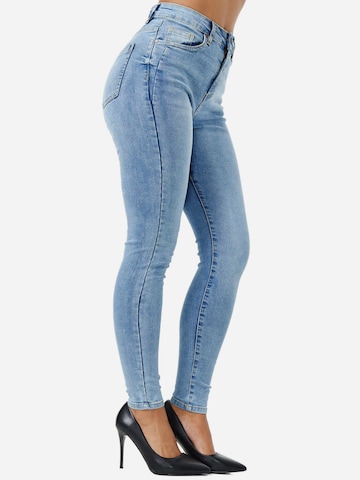 Tazzio Skinny Jeansy 'F107' w kolorze niebieski