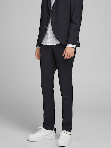 Coupe slim Pantalon 'Solaris' Jack & Jones Junior en noir : devant