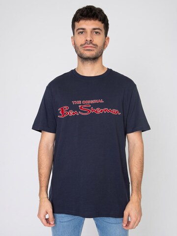 Ben Sherman Shirt 'Signature' in Blue: front
