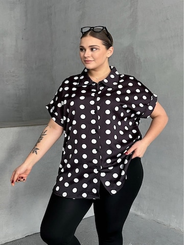 Stil Diva Shirt in Zwart