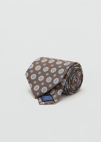 MANGO MAN Tie in Brown