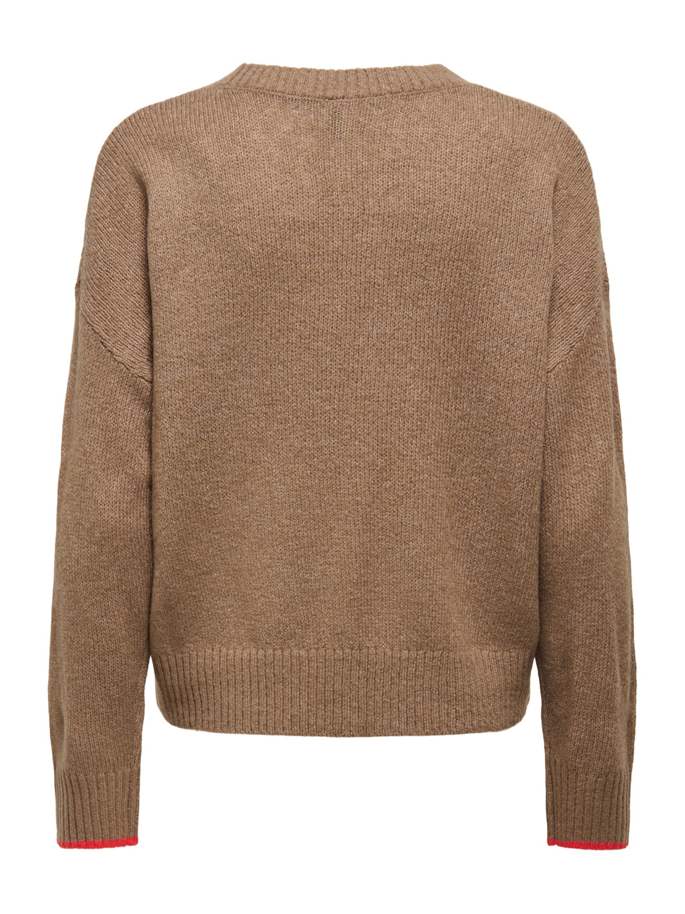 ONLY Sweater 'NEW AMOUR' in Brown