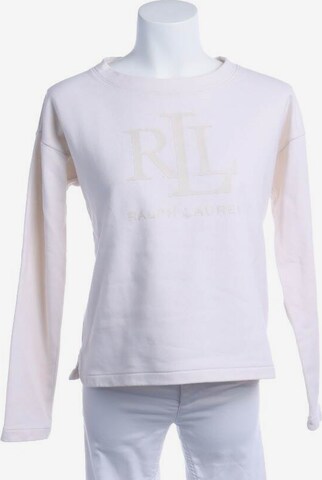 Lauren Ralph Lauren Sweatshirt & Zip-Up Hoodie in XS in White: front
