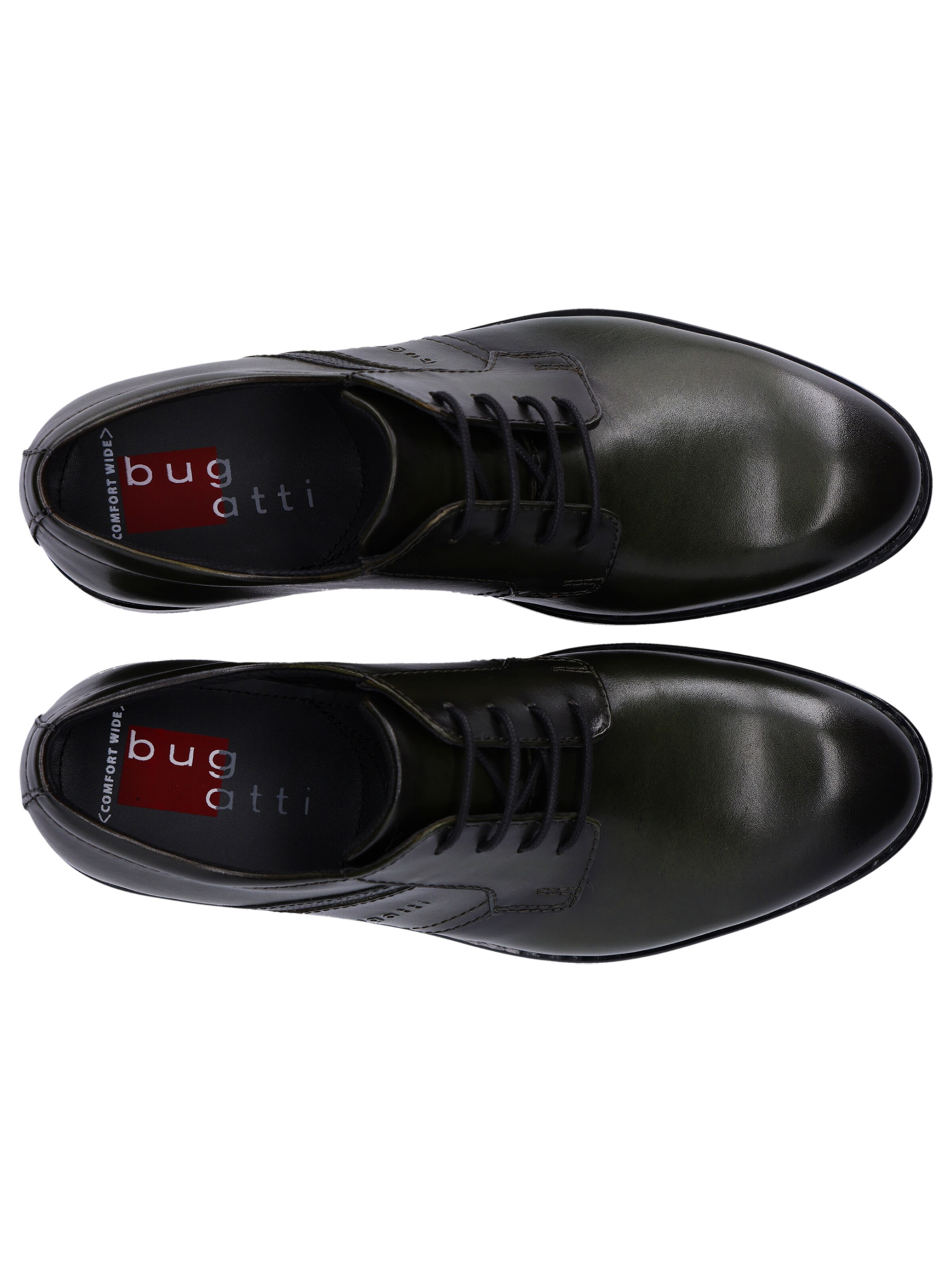 Chaussure à lacets bugatti en vert