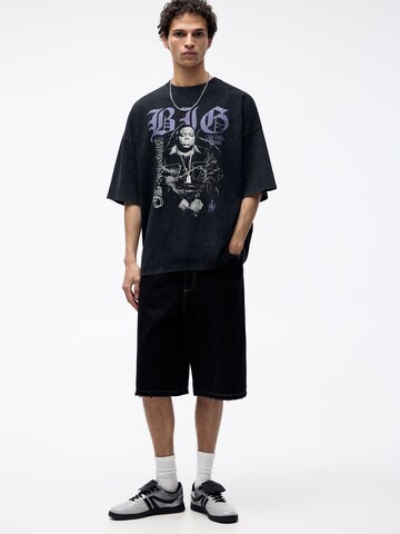 Tricou de la Pull&Bear pe negru