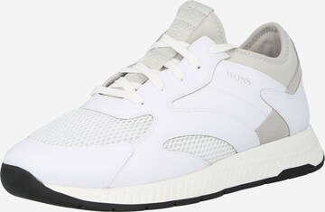 BOSS Casual Sneakers 'Titanium Runn' in White: front