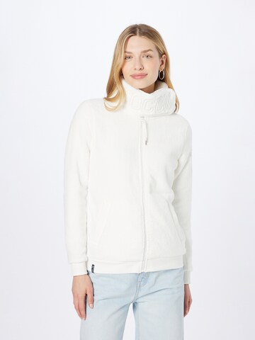 Soccx - Chaqueta polar en beige: frente