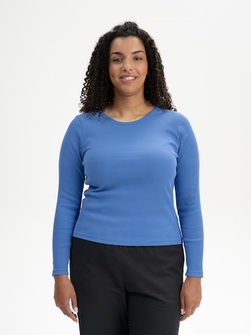MELA Shirts 'MEHAR' i blå: forside