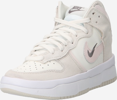 Nike Sportswear Baskets hautes 'DUNK HIGH UP' en beige / gris / rose / blanc, Vue avec produit