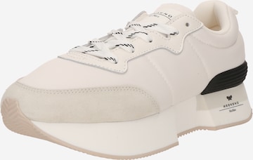 Sneaker bassa 'ZAMBRA' di Weekend Max Mara in bianco: frontale