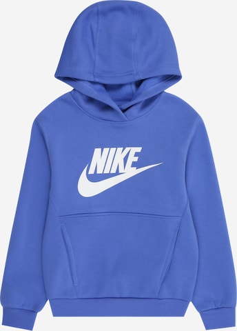 Nike Sportswear Sweatshirt 'Club FLC' in Blau: Vorderseite