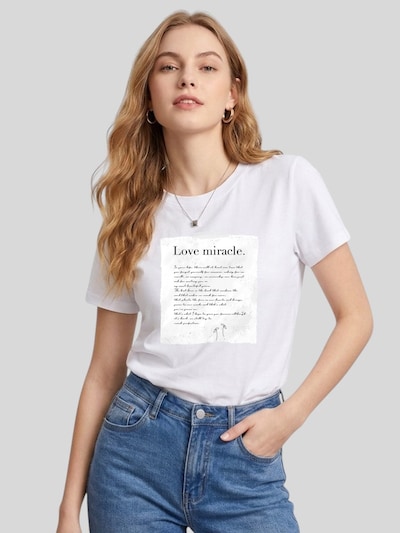 LapaPlus T-shirt en S en blanc, Vue avec produit