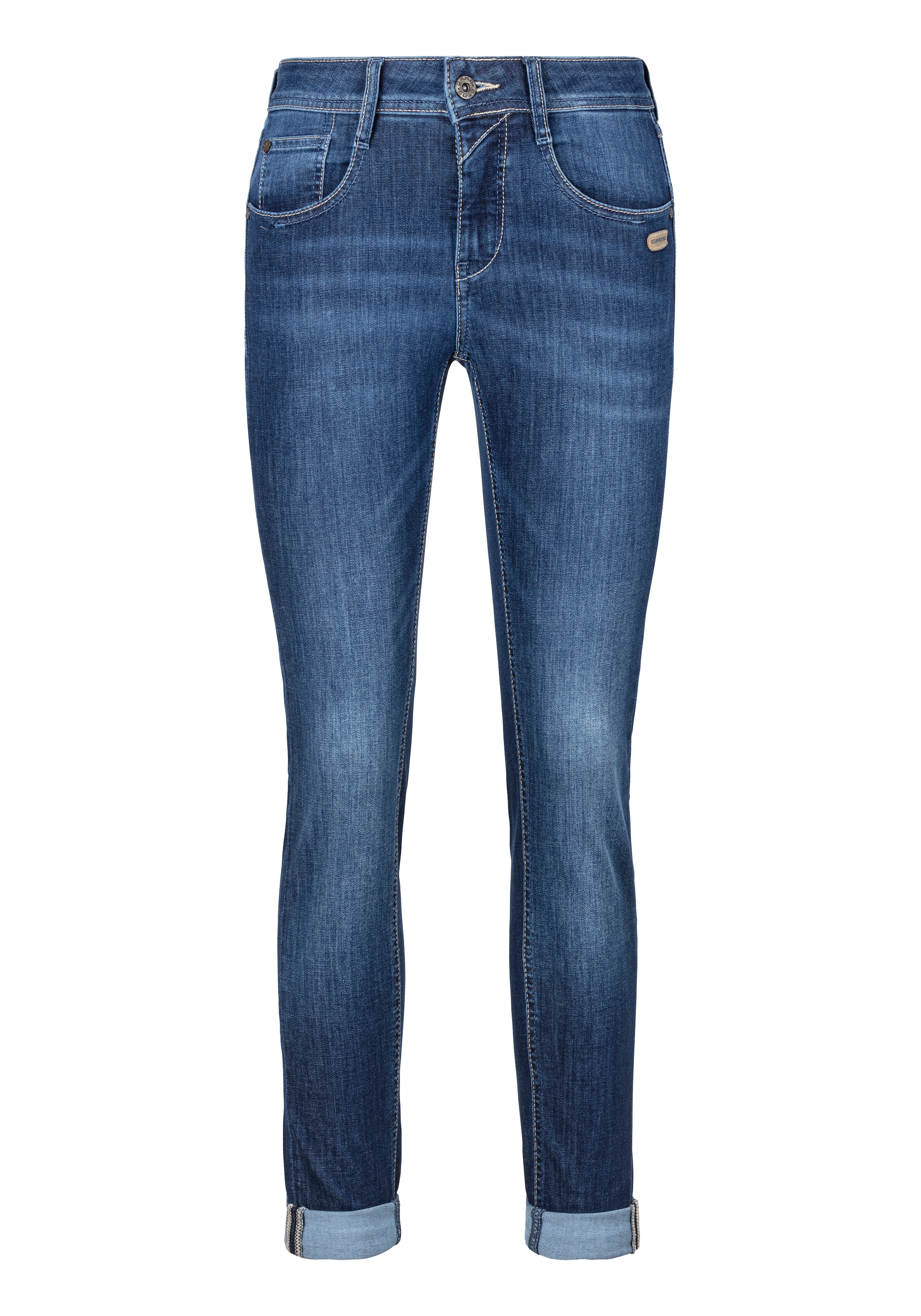 Gang Slimfit Jeans in Blau: Vorderseite