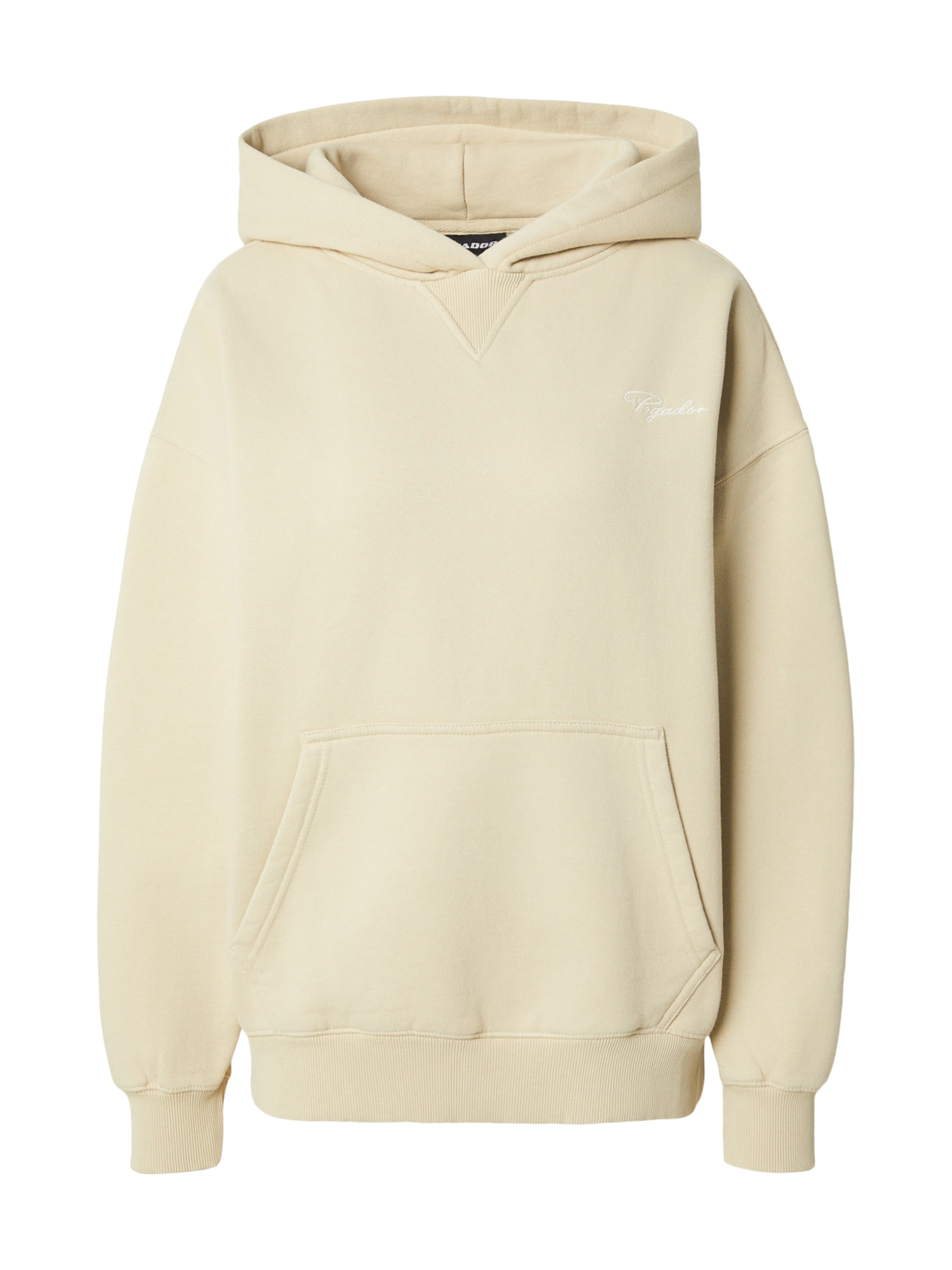 Pegador Sweatshirt 'BINCHE' in beige / weiß, Produktansicht