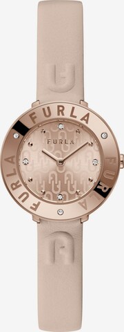 FURLA Uhr 'Essential' in Beige: predná strana