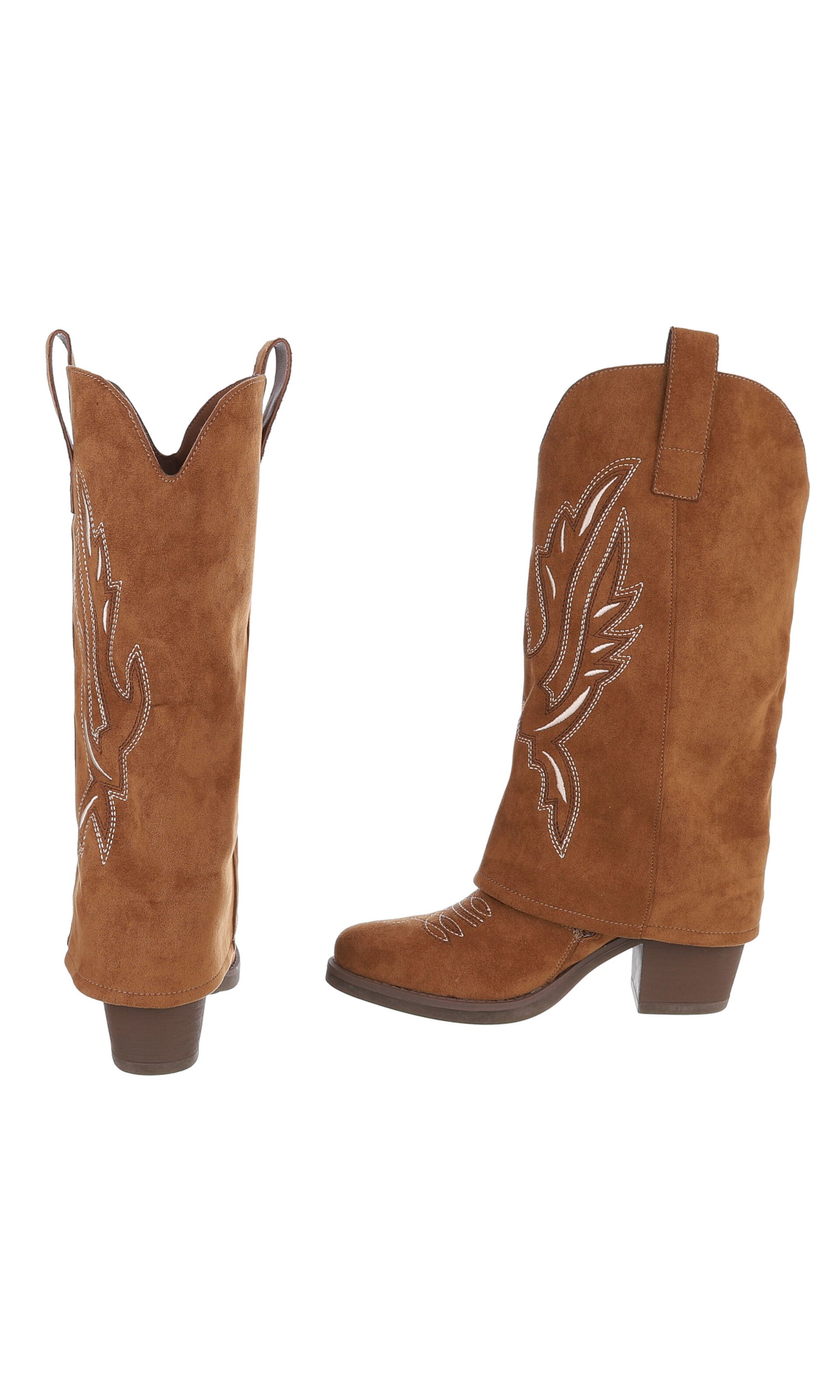 Ital-Design Cowboy Boots in Brown