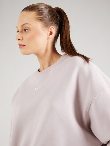 Nike Sportswear Sweatshirt 'Phoenix Fleece' in Lila