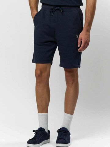 U.S. POLO ASSN. regular Bukser ' Cedric ' i blå: forside