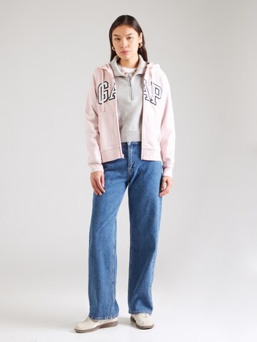 GAP Кофта на молнии 'HERITAGE' в Ярко-розовый