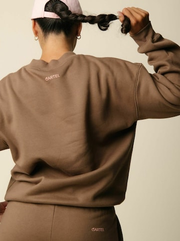 Pull-over ' Cartel x Align ' Copenhagen Cartel en marron
