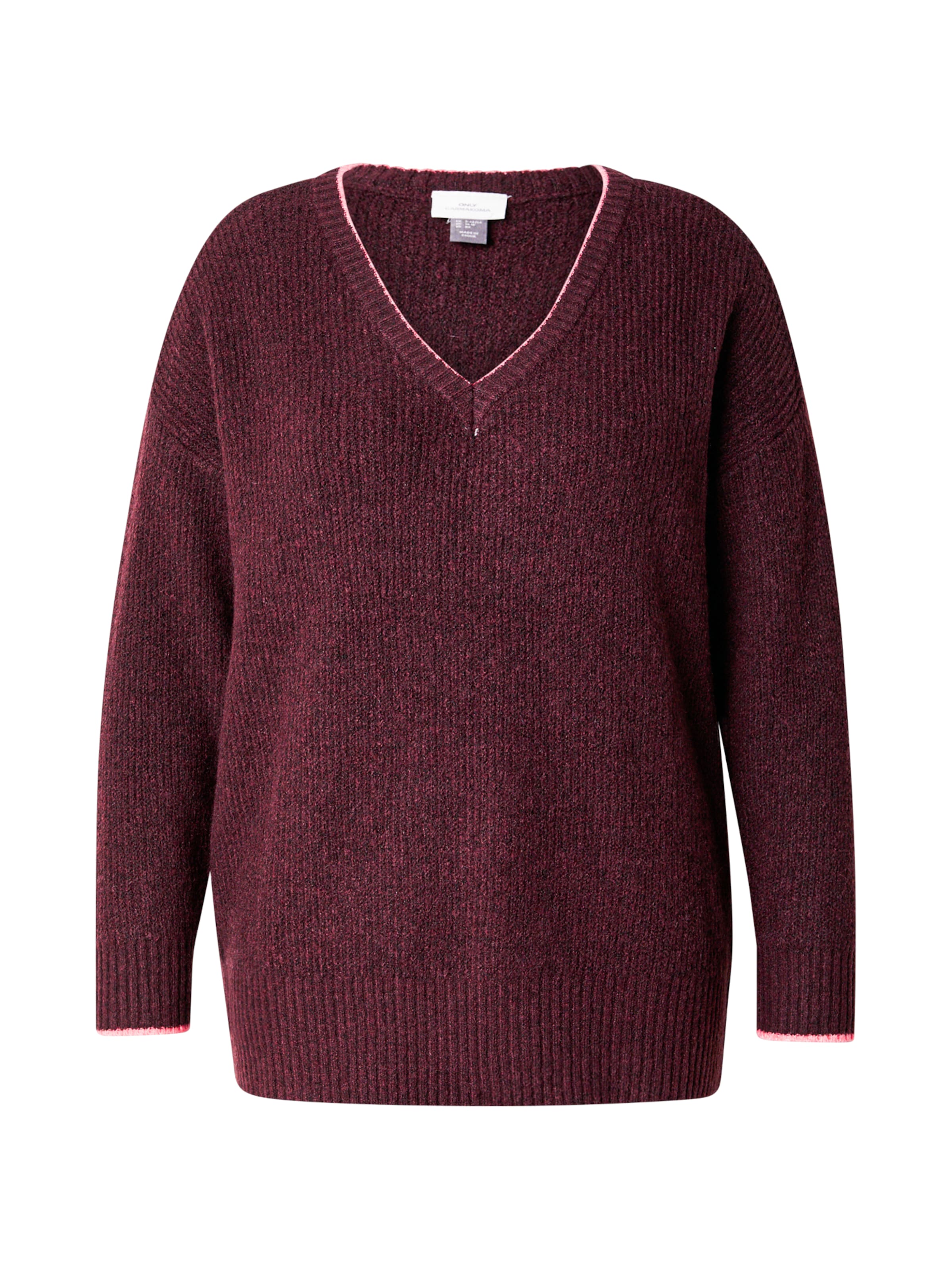 ONLY Carmakoma Sweater 'CARHAVANNA' in Red: front