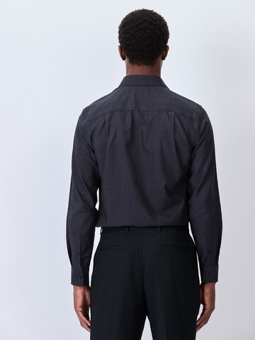 Next Regular fit Button Up Shirt in Black