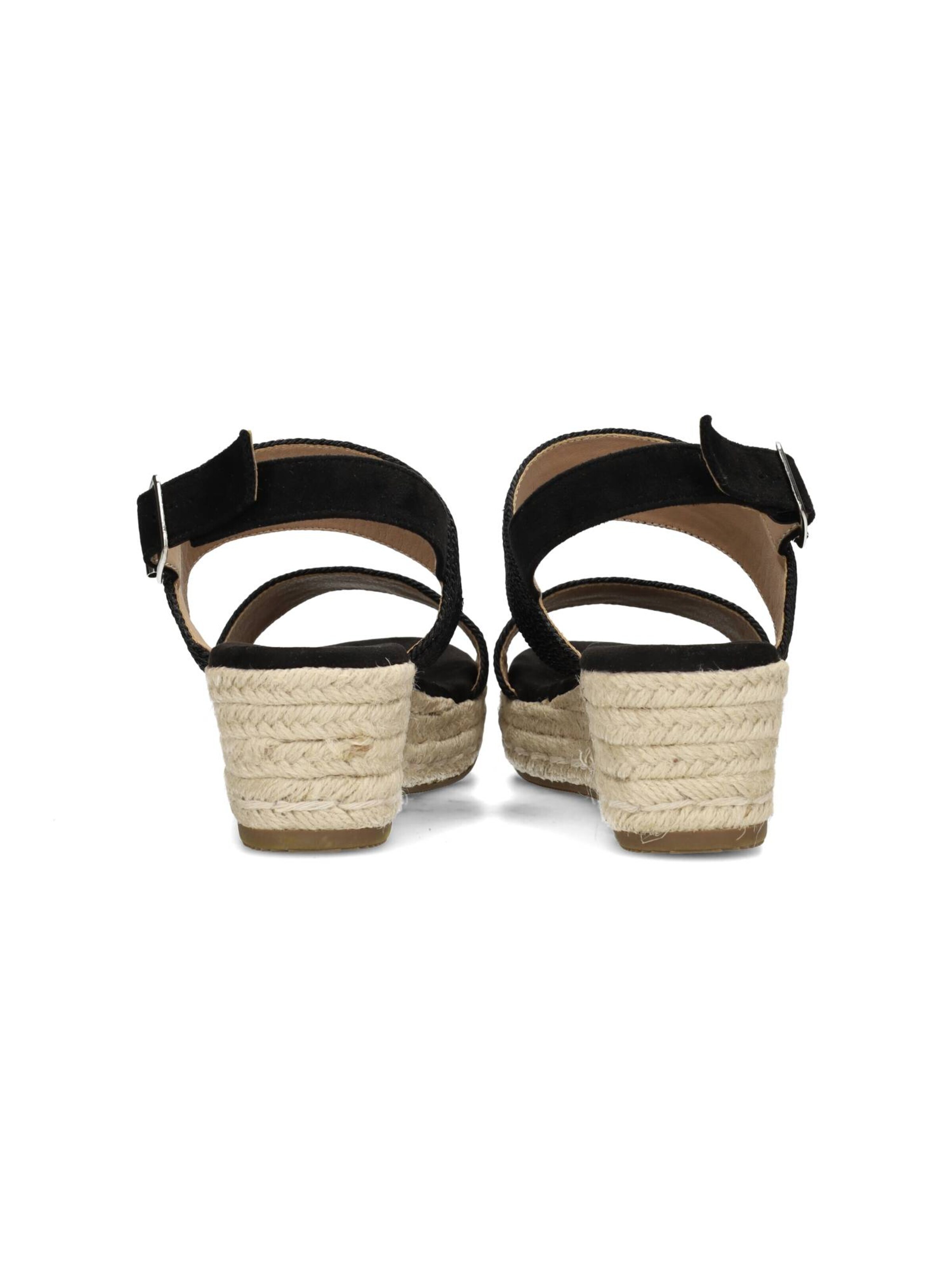 POSH by Poelman Strap Sandals 'CETO' in Black