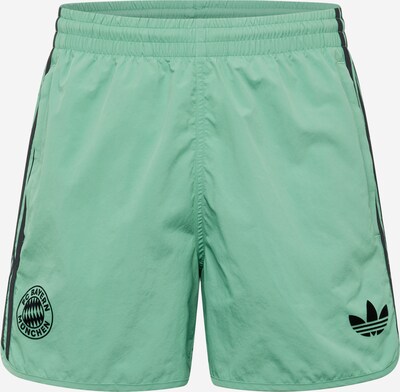 ADIDAS PERFORMANCE Sports trousers 'FC Bayern Adicolor' in Light green / Black, Item view