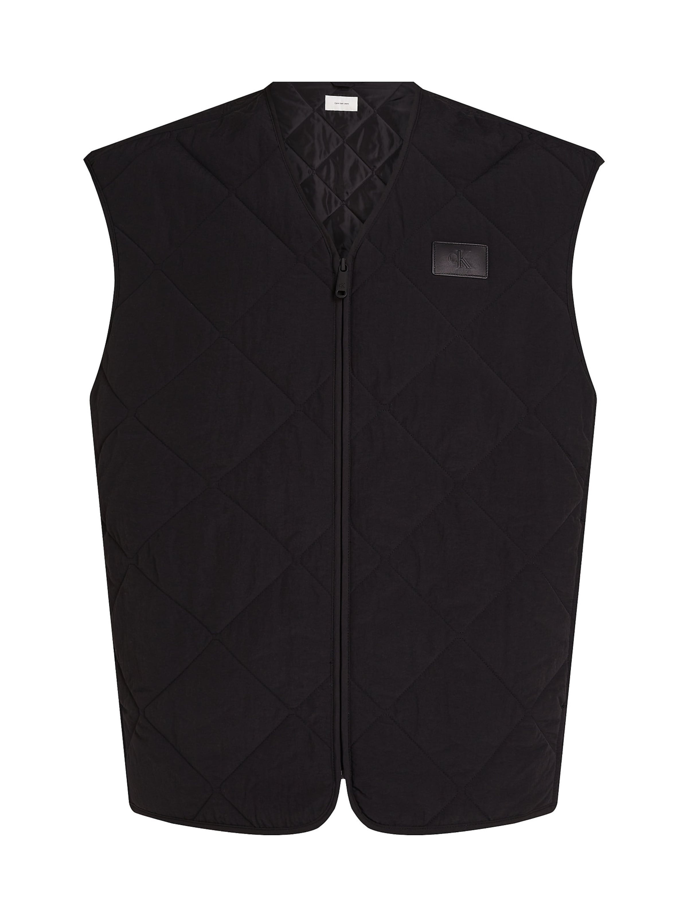 Calvin Klein Jeans Vest 'Gilet' in Black: front