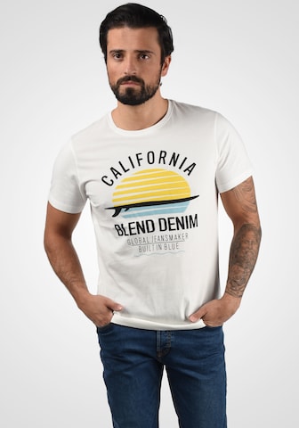 BLEND Shirt 'Califo' in Wit: voorkant