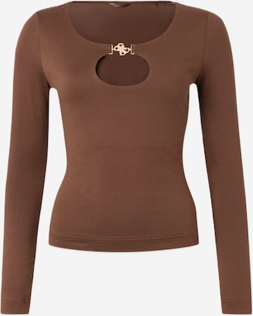 Maglietta 'CAMRYN' di GUESS in marrone: frontale