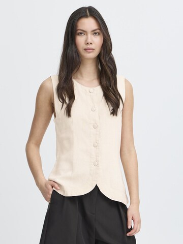 Gilet da completo ' IHLINNO ' di ICHI in beige