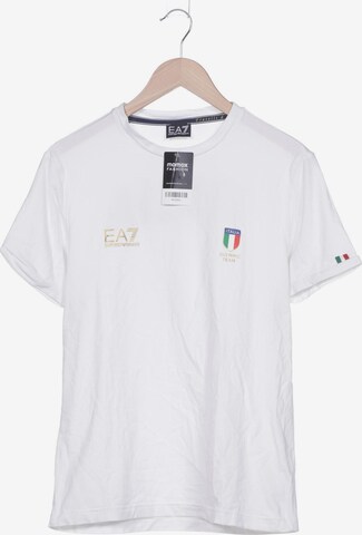 EA7 Emporio Armani T-Shirt L in Weiß: predná strana