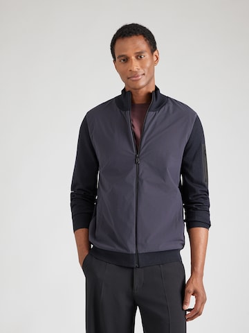 BOSS - Casaco de malha 'Momentum-X' em azul: frente