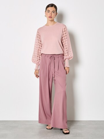 Apricot Sweater in Pink