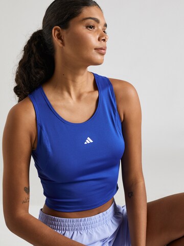 ADIDAS PERFORMANCE Sports Top in Blue: front