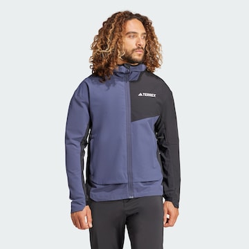 Veste outdoor ADIDAS TERREX en bleu : devant
