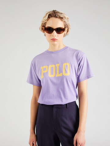 Polo Ralph Lauren Tričko – fialová: přední strana